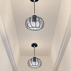 Pendant Light Nordic Glass Globe Design E27 E26 Single Light for Hallway VexonGear