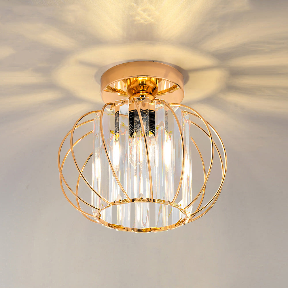 Pendant Light Nordic Glass Globe Design E27 E26 Single Light for Hallway VexonGear