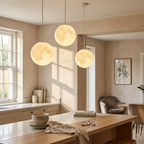 Pendant Light Adjustable Cable Moon Calming Ambient Design VexonGear
