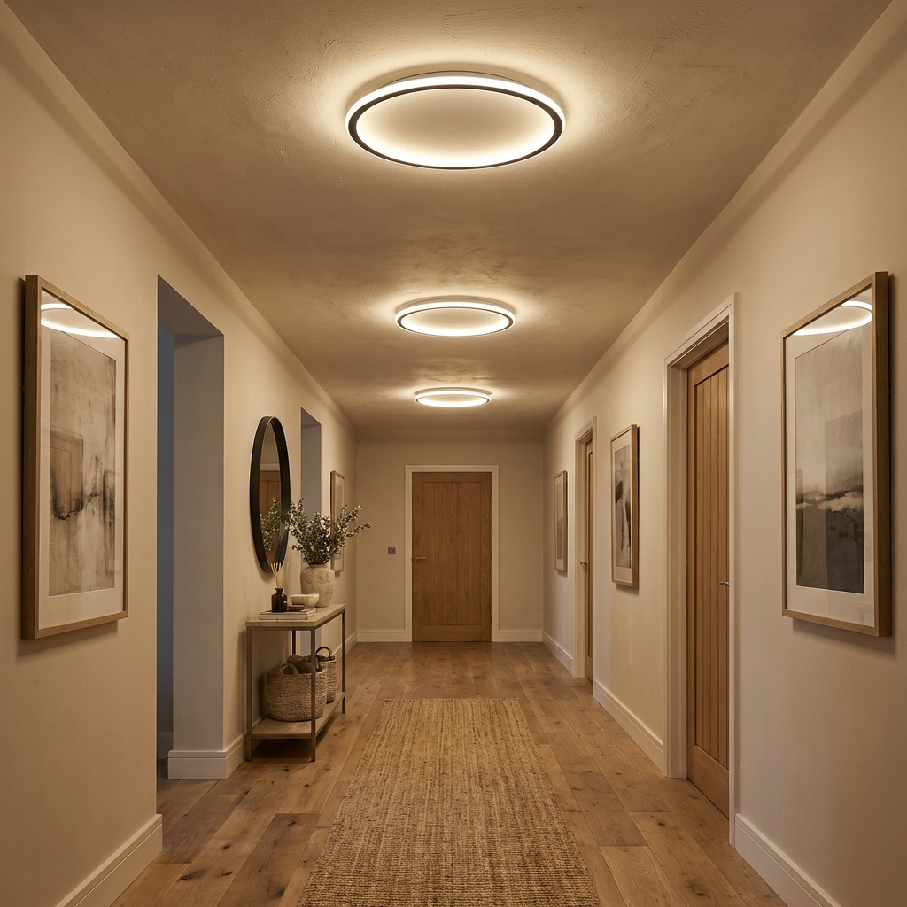 Ceiling Light Nordic Round Ring Integrated LED Ceiling Mount VexonGear