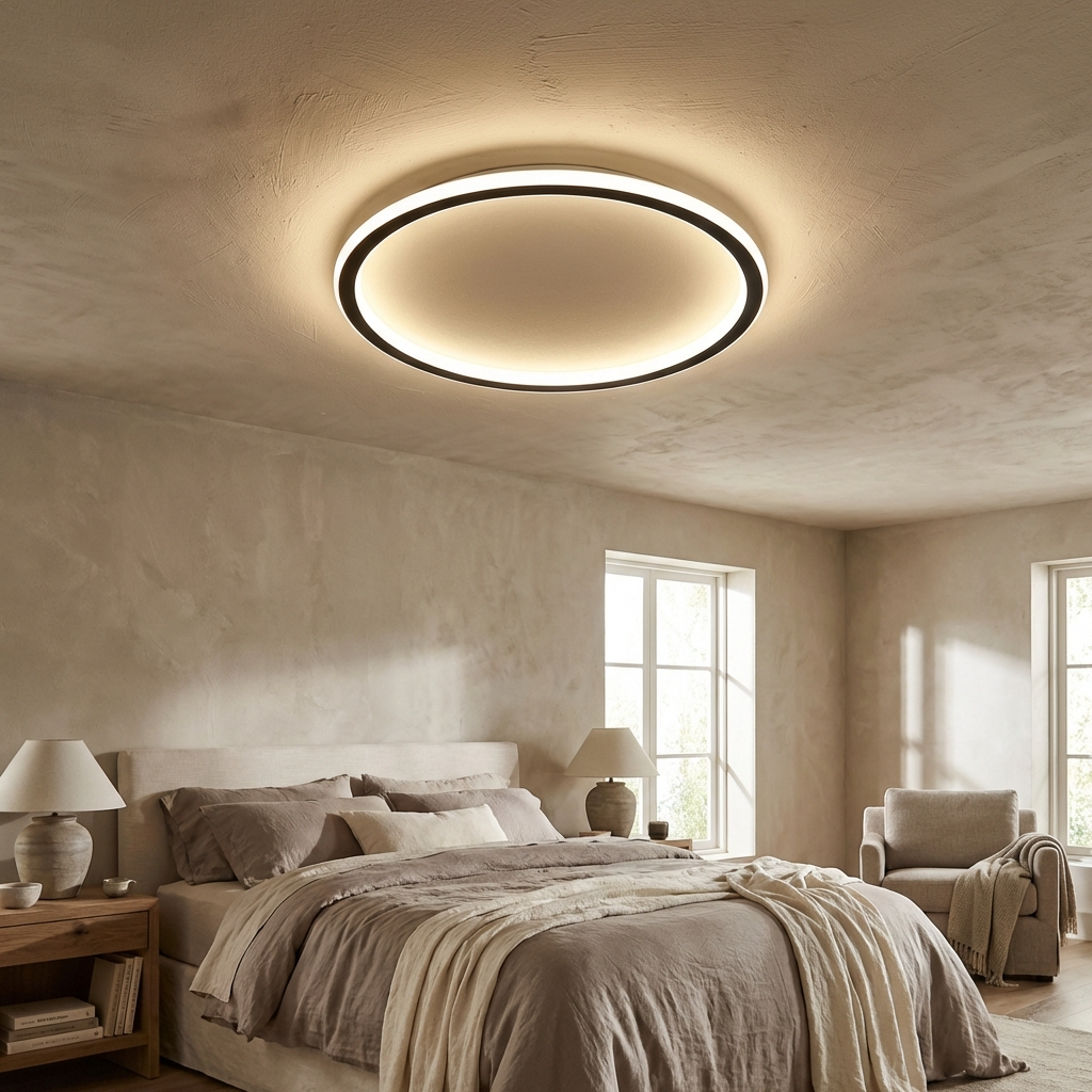 Ceiling Light Nordic Round Ring Integrated LED Ceiling Mount VexonGear