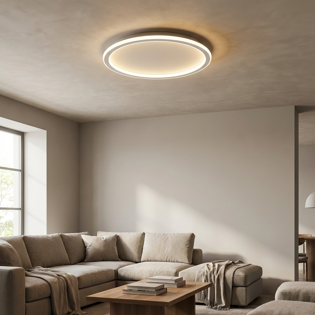 Ceiling Light Nordic Round Ring Integrated LED Ceiling Mount VexonGear