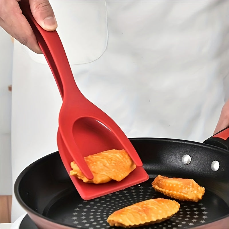 Nylon Cooking Tongs | 2-in-1 Spatula Combo Heat-Resistant VexonGear