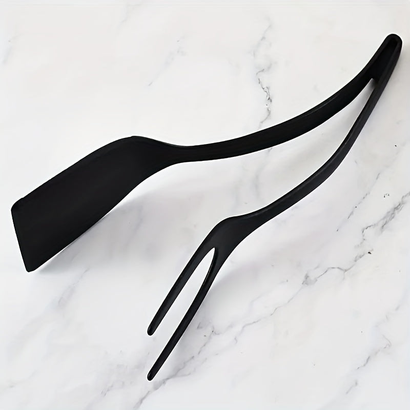 Nylon Cooking Tongs | 2-in-1 Spatula Combo Heat-Resistant VexonGear