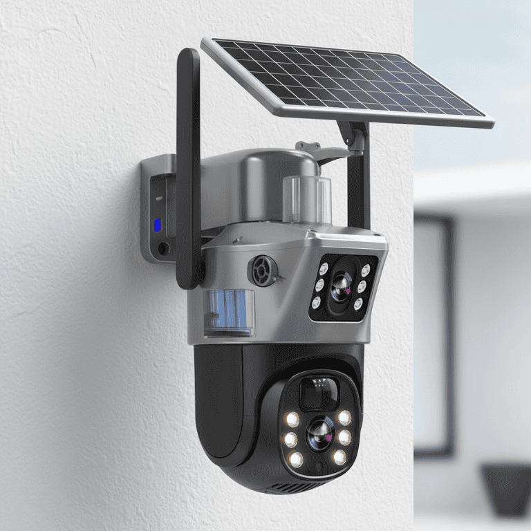 Vexon Wireless 4K Solar Security Camera with 360° View