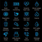 Vexon Smartwatch with Heart Rate & Sleep Monitoring