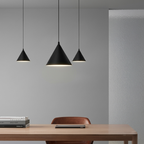 Pendant Light Black Metal E27 Socket 90 to 260V Cord Mounted VexonGear