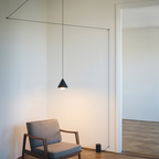 Pendant Light Black Metal E27 Socket 90 to 260V Cord Mounted VexonGear
