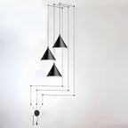 Pendant Light Black Metal E27 Socket 90 to 260V Cord Mounted VexonGear
