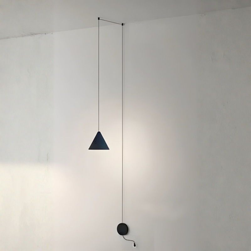 Pendant Light Black Metal E27 Socket 90 to 260V Cord Mounted VexonGear