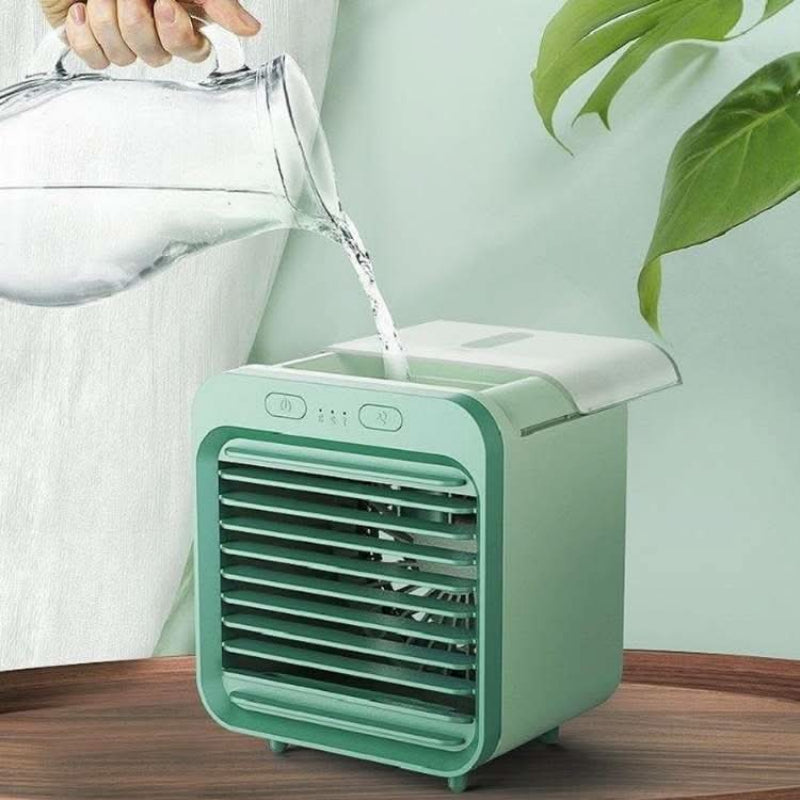 Portable Air Cooler Water Evaporation System 3 Speed Fan Compact Design