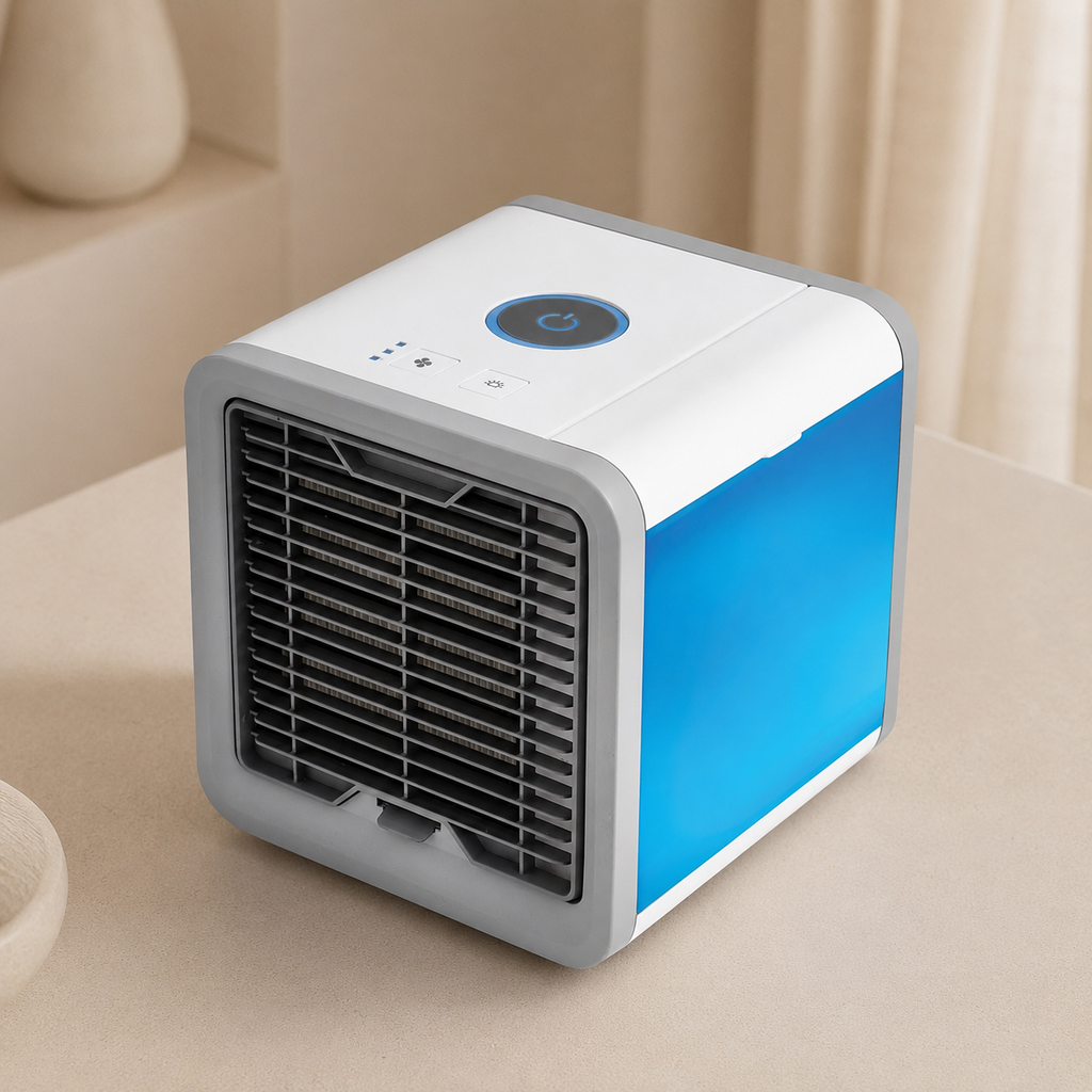 Portable Air Cooler, 500 mL Tank, 3 Fan Speeds, USB Powered