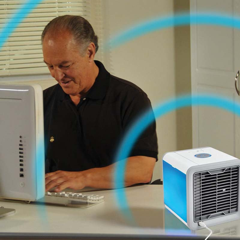 Portable Air Cooler, 500 mL Tank, 3 Fan Speeds, USB Powered