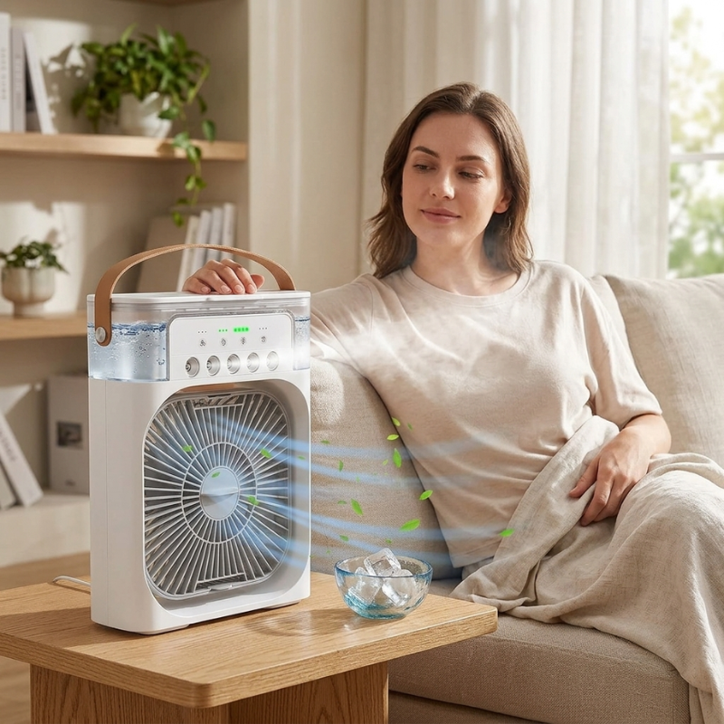 Portable USB Air Cooling Fan Plastic Desktop Fan USB Powered