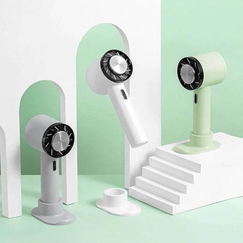 USB Rechargeable Desktop Air Cooler Fan 3 Speed Portable Lightweight Design