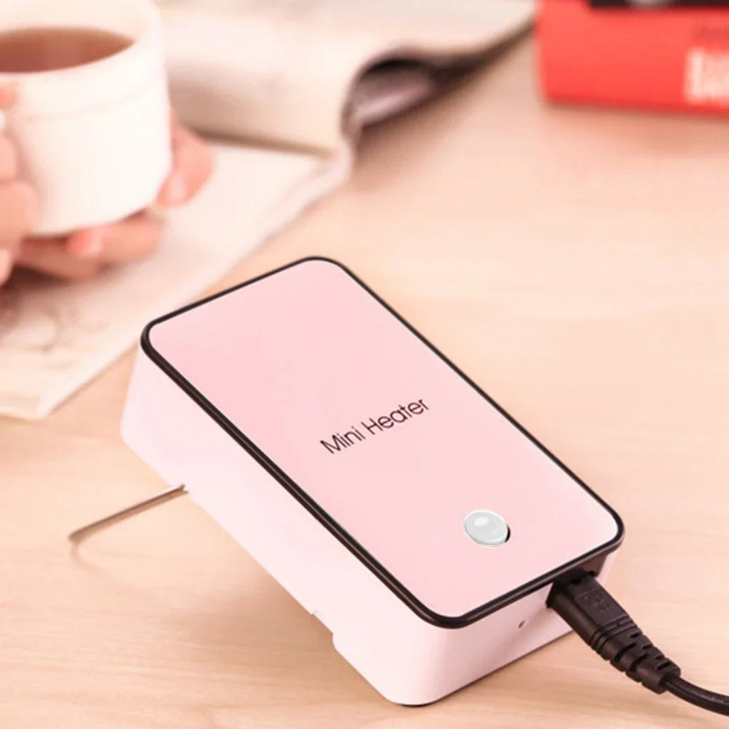 Electric Hand Warmer Portable Ceramic Heater ABS Body Adjustable Metal Stand
