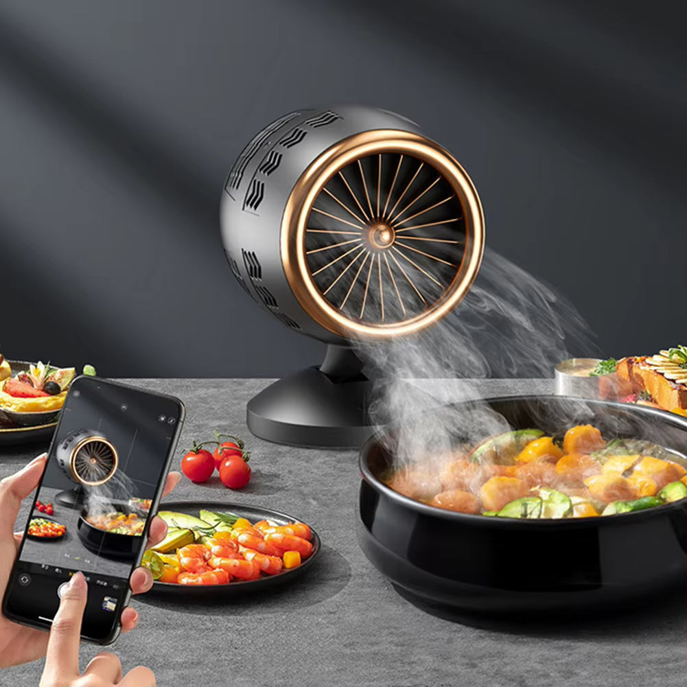 Portable Kitchen Exhaust Fan, USB Powered, 3 Speed Settings