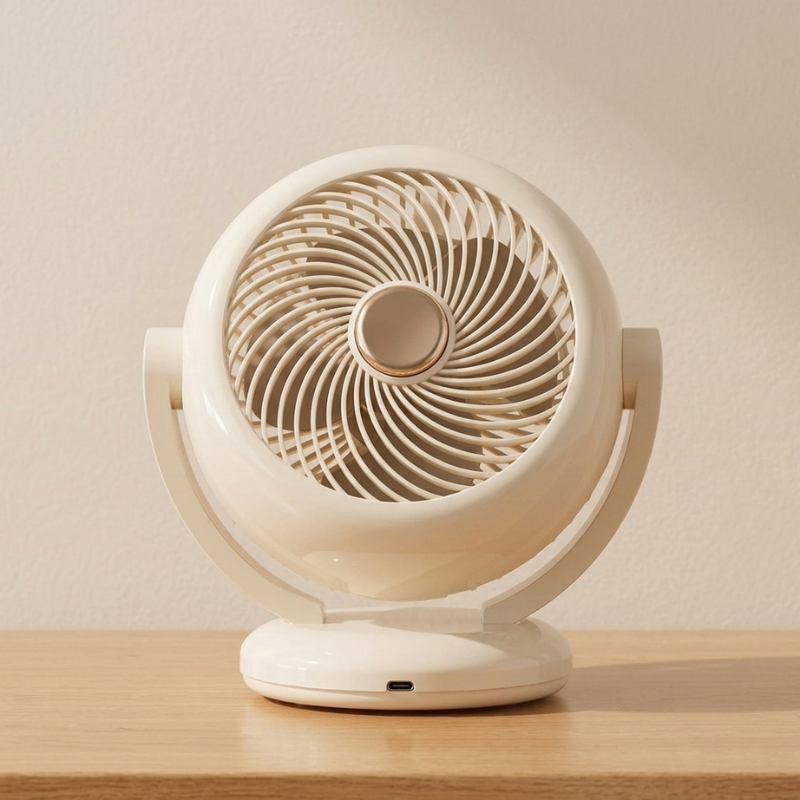 Portable Mini Fan Rechargeable Handheld Desktop Adjustable Angle