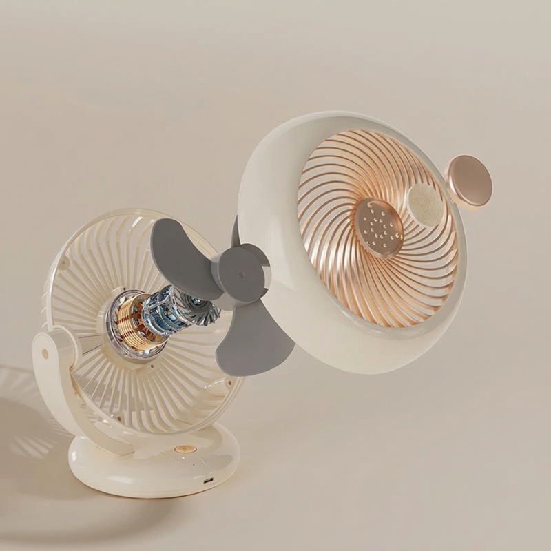 Portable Mini Fan Rechargeable Handheld Desktop Adjustable Angle