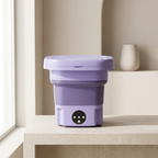 Portable Washing Machine 8 L Foldable Timer Modes Compact