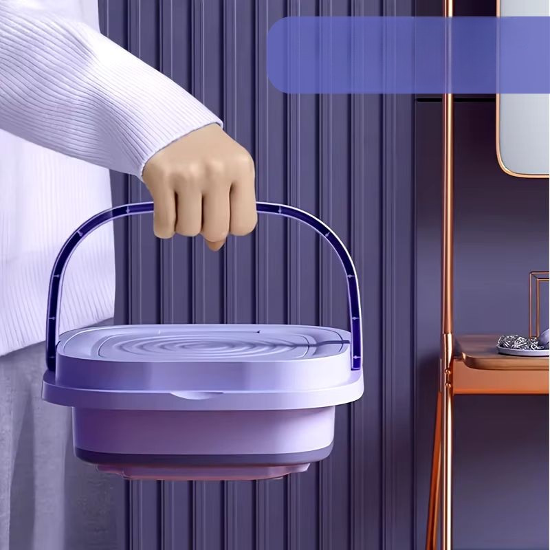 Portable Washing Machine 8 L Foldable Timer Modes Compact