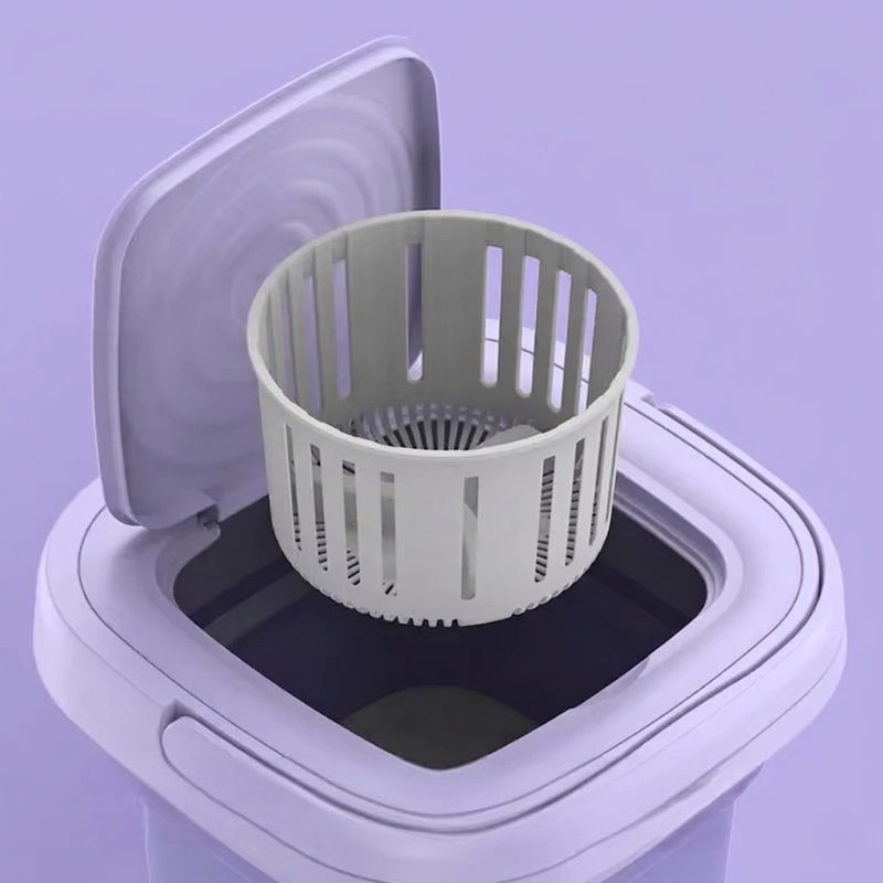 Portable Washing Machine 8 L Foldable Timer Modes Compact