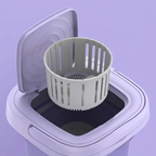 Portable Washing Machine 8 L Foldable Timer Modes Compact