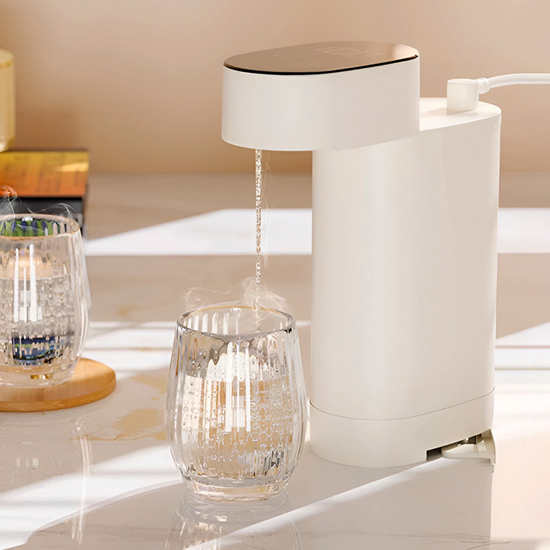 Portable Water Dispenser, 220V Plug-In, 5 Temperature Settings, Digital Display