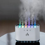 Humidifier 900ml 6 Mist Nozzles 7 Color LED Lights Voice Control