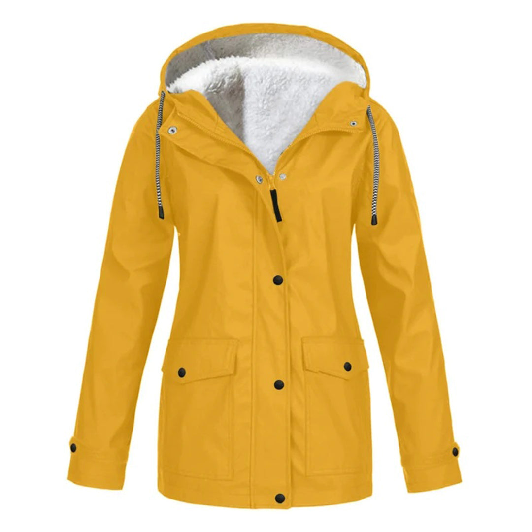 Waterproof Winter Jacket | Fleece Lined Hooded Raincoat VexonGear