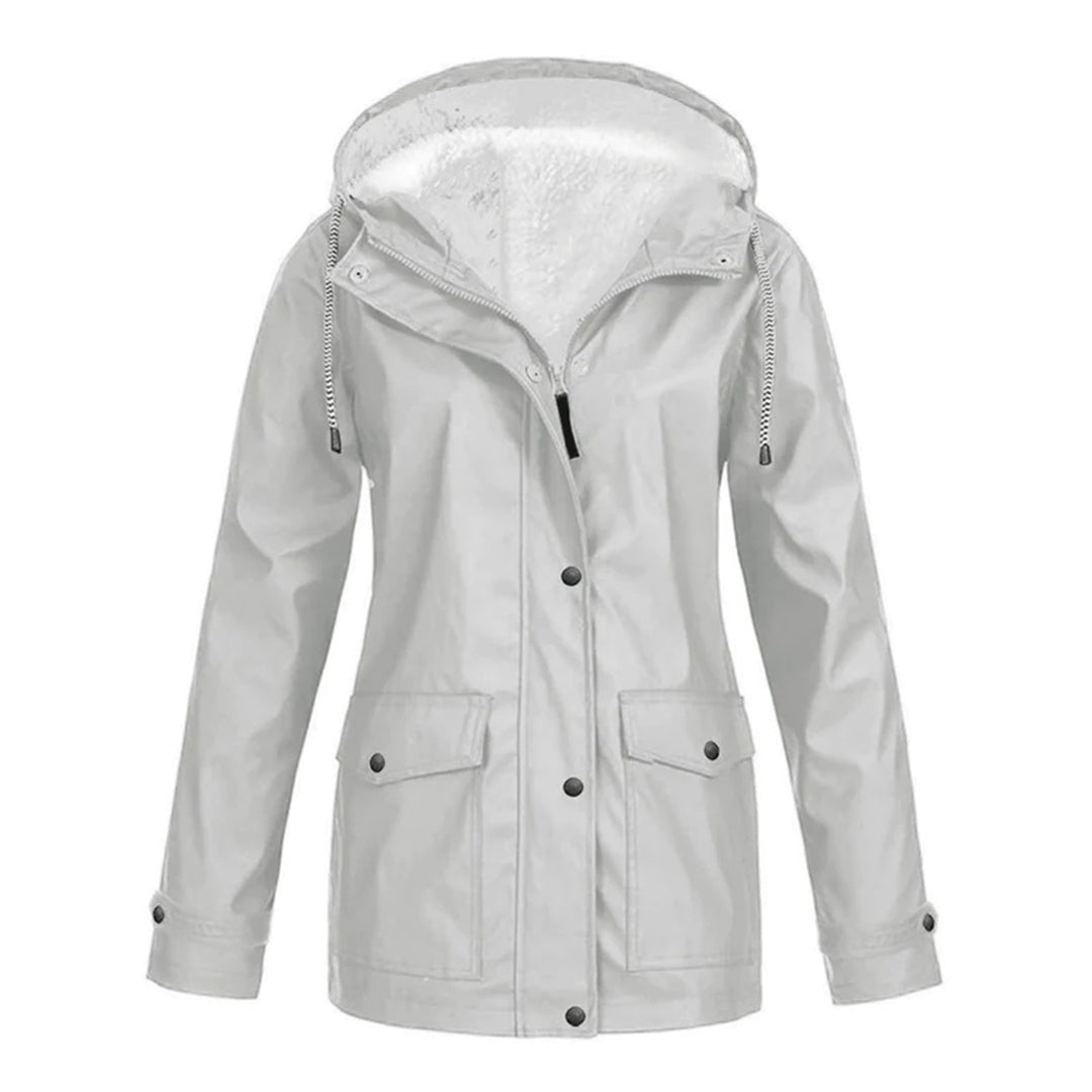 Waterproof Winter Jacket | Fleece Lined Hooded Raincoat VexonGear