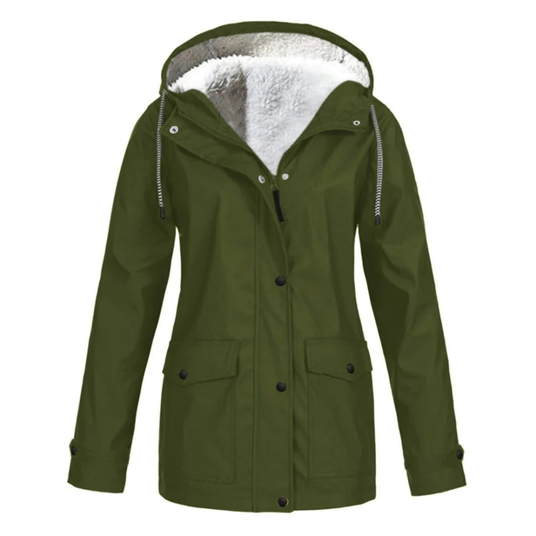 Waterproof Winter Jacket | Fleece Lined Hooded Raincoat VexonGear