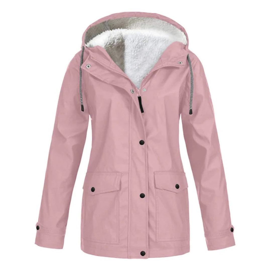 Waterproof Winter Jacket | Fleece Lined Hooded Raincoat VexonGear