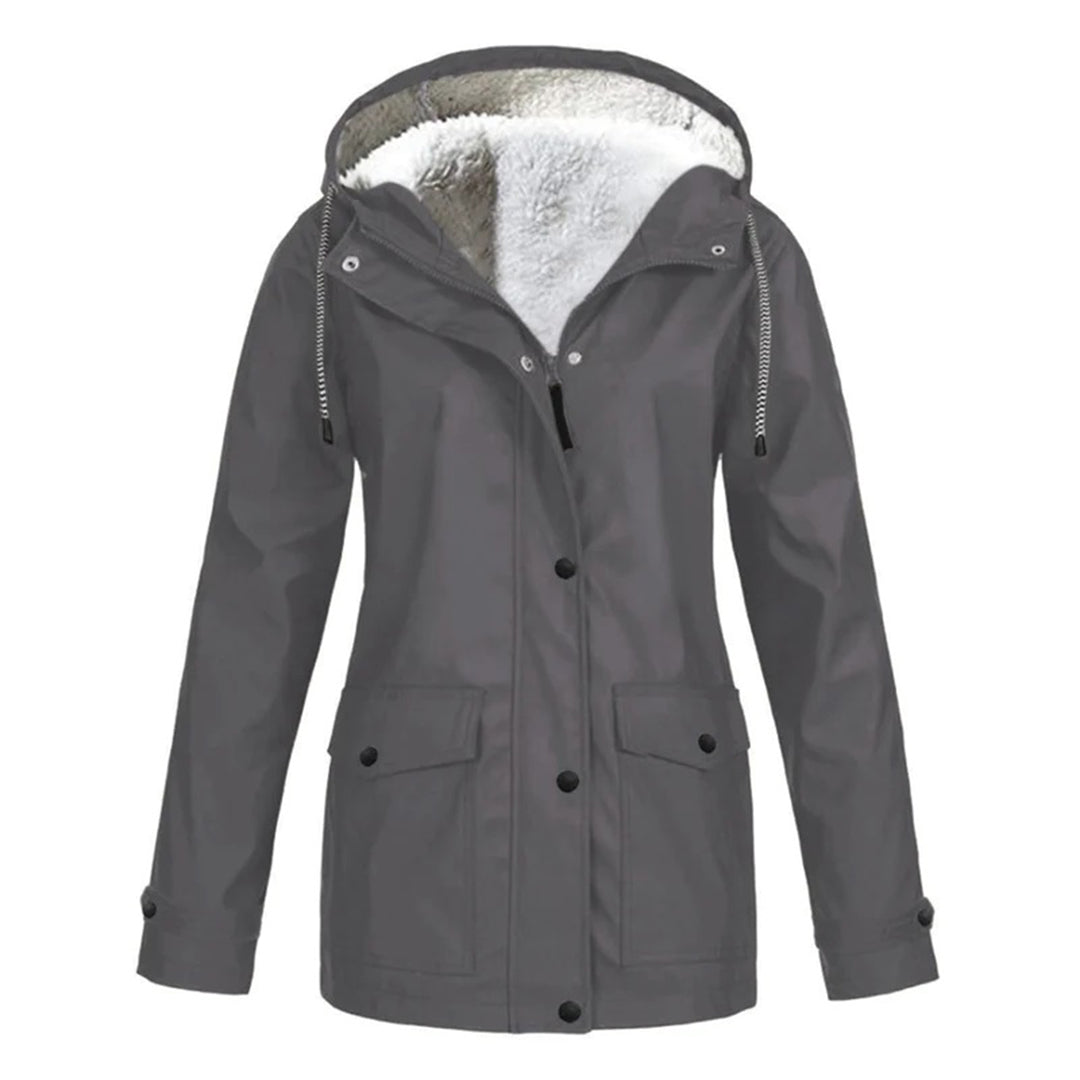 Waterproof Winter Jacket | Fleece Lined Hooded Raincoat VexonGear