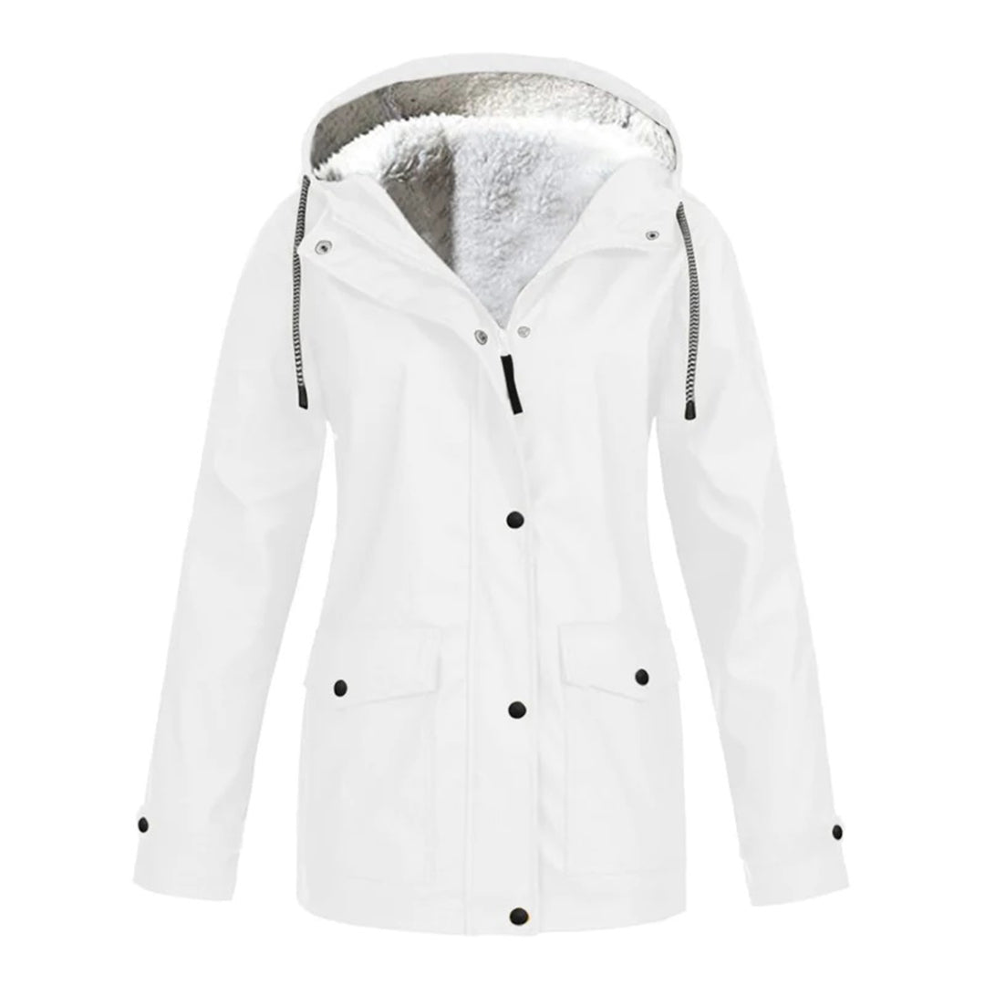 Waterproof Winter Jacket | Fleece Lined Hooded Raincoat VexonGear