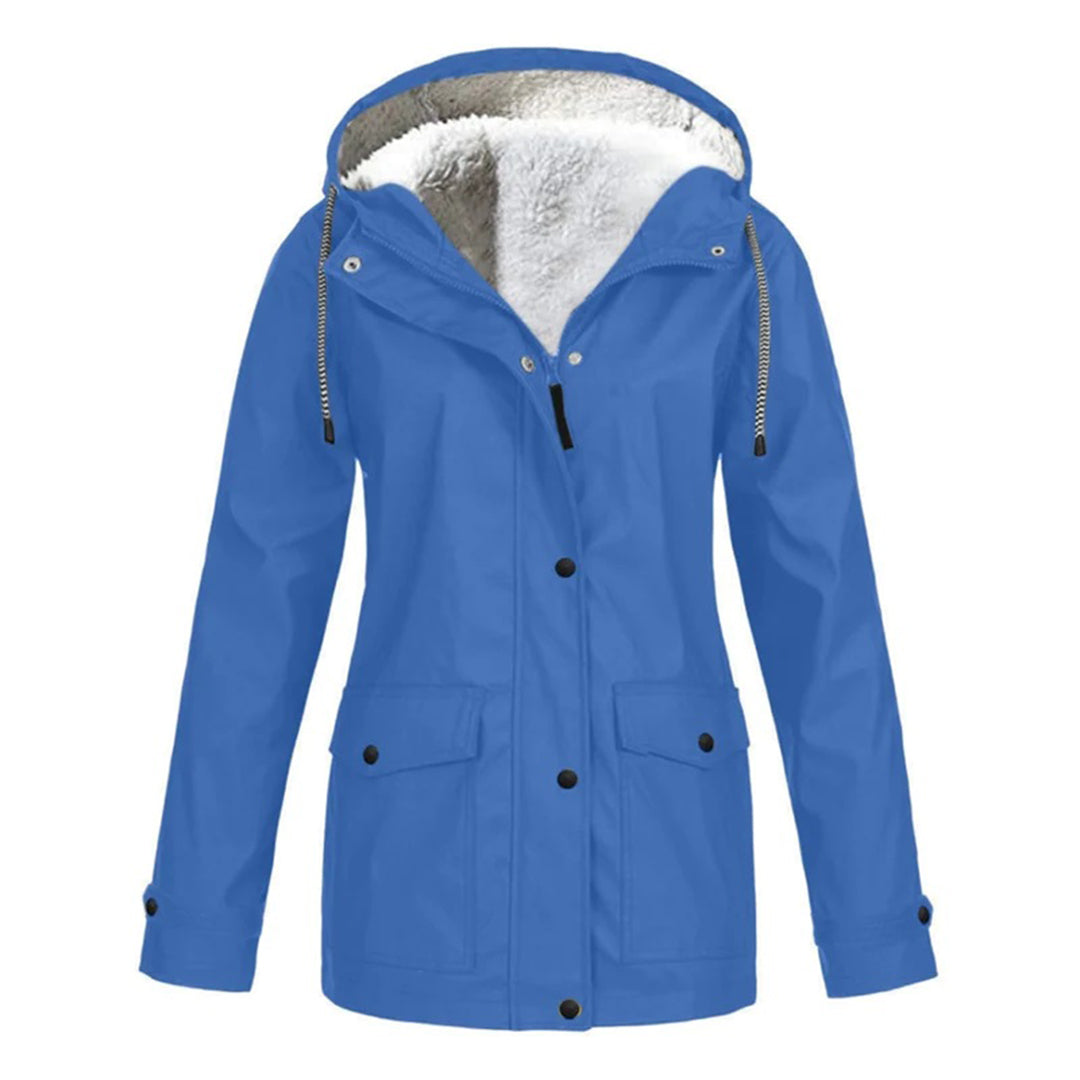 Waterproof Winter Jacket | Fleece Lined Hooded Raincoat VexonGear