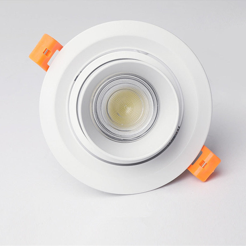 Recessed LED Downlight 5W 10W Dimmable Adjustable Beam Angle 15 45 60 Degrees VexonGear