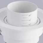 Recessed LED Downlight 5W 10W Dimmable Adjustable Beam Angle 15 45 60 Degrees VexonGear