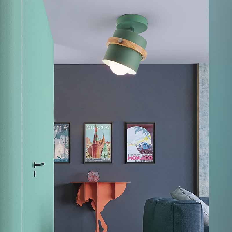 Rotating Flush Mount Ceiling Light LED Dimmable VexonGear
