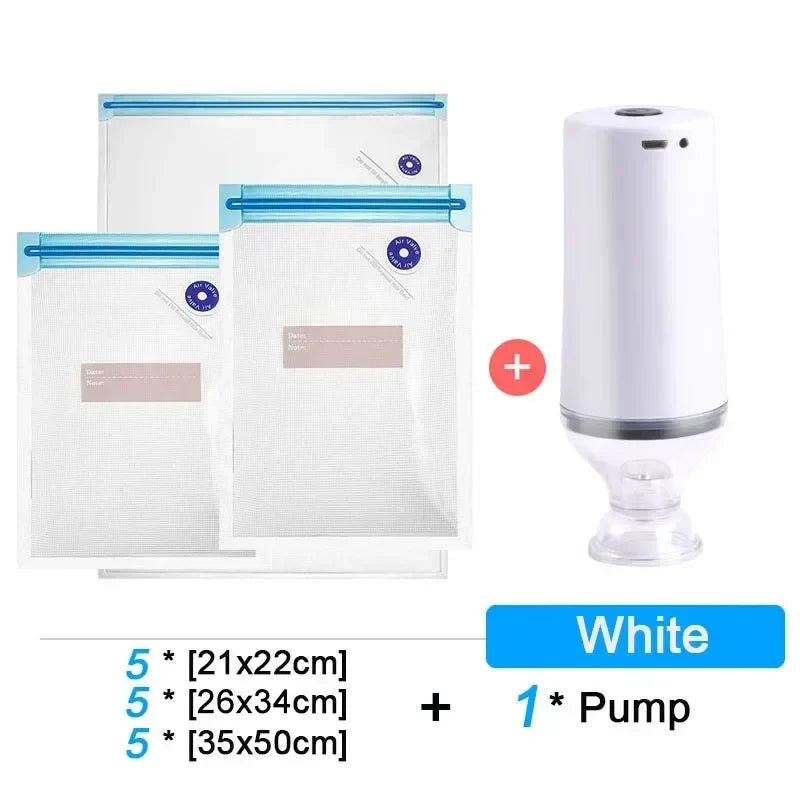 Portable Vacuum Sealer | USB Rechargeable Food Preserver VexonGear