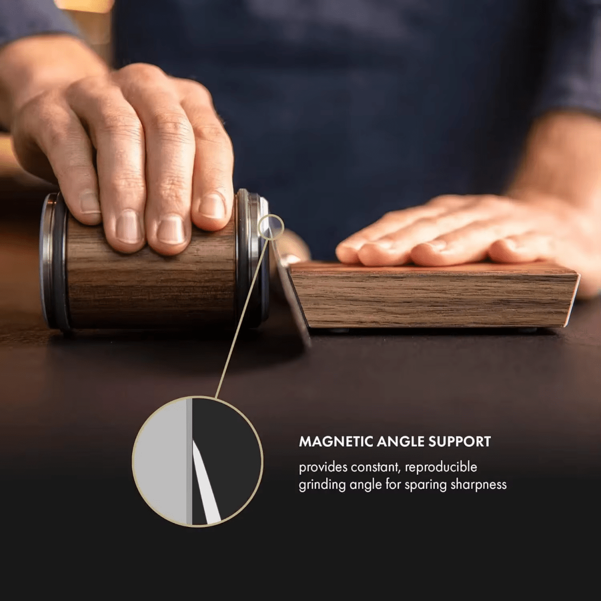 Vexon Pro Knife Sharpener with Diamond Roller