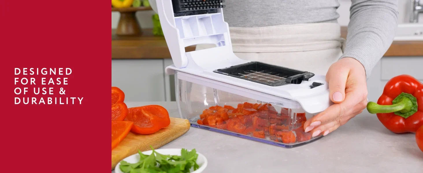 Multi-Function Vegetable Chopper | 6-in-1 Food Prep System VexonGear