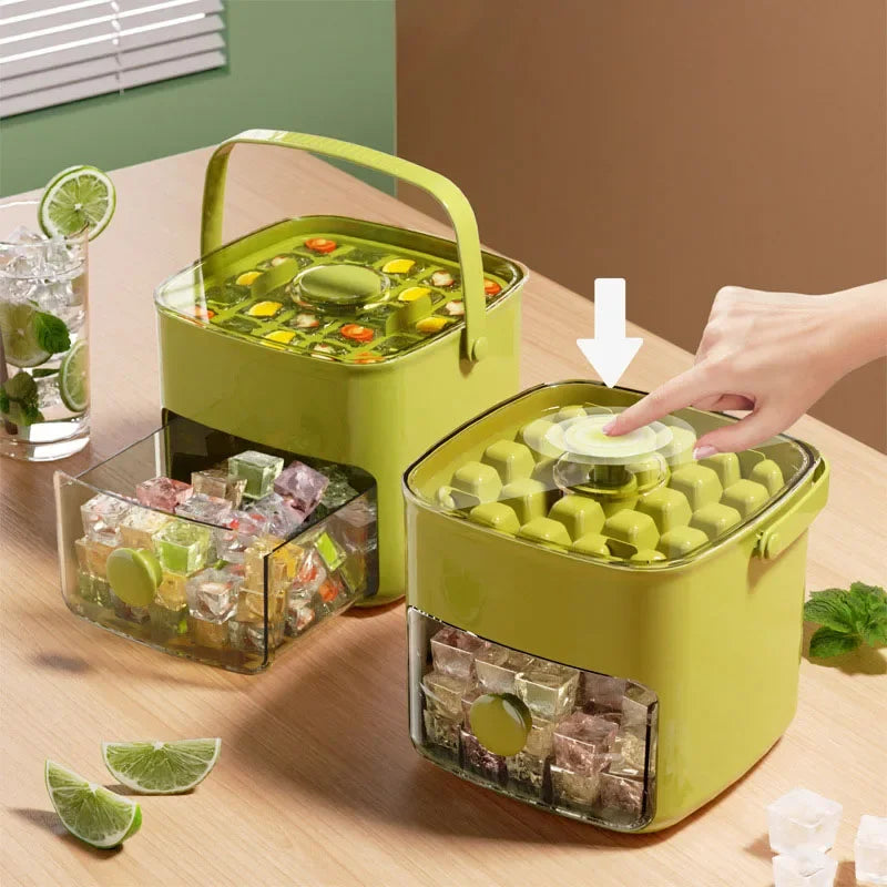 Modern Ice Cube Mold | One-Touch Release System VexonGear