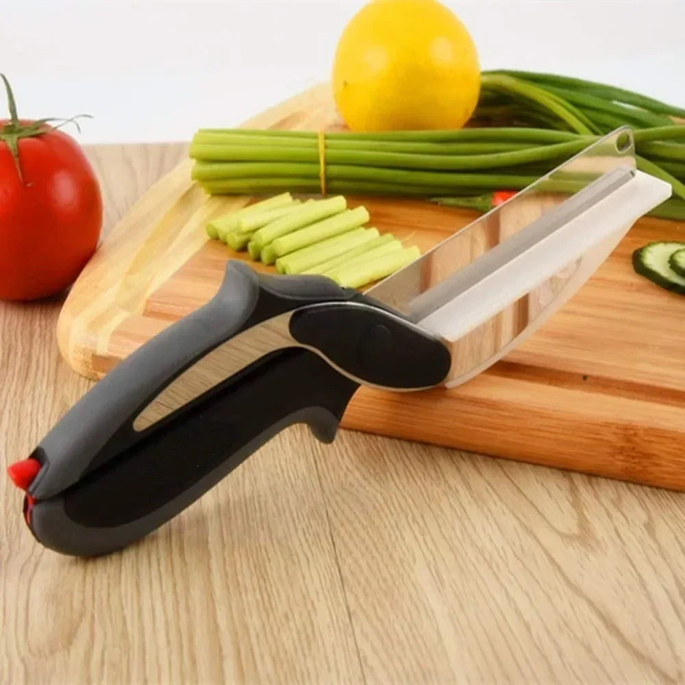 Smart Kitchen Scissors | 2-in-1 Cutting Board Design VexonGear