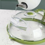Microwave Food Cover | Steam Vent Splatter Guard With Handle VexonGear