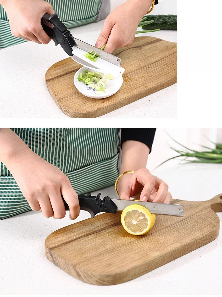 Smart Kitchen Scissors | 2-in-1 Cutting Board Design VexonGear