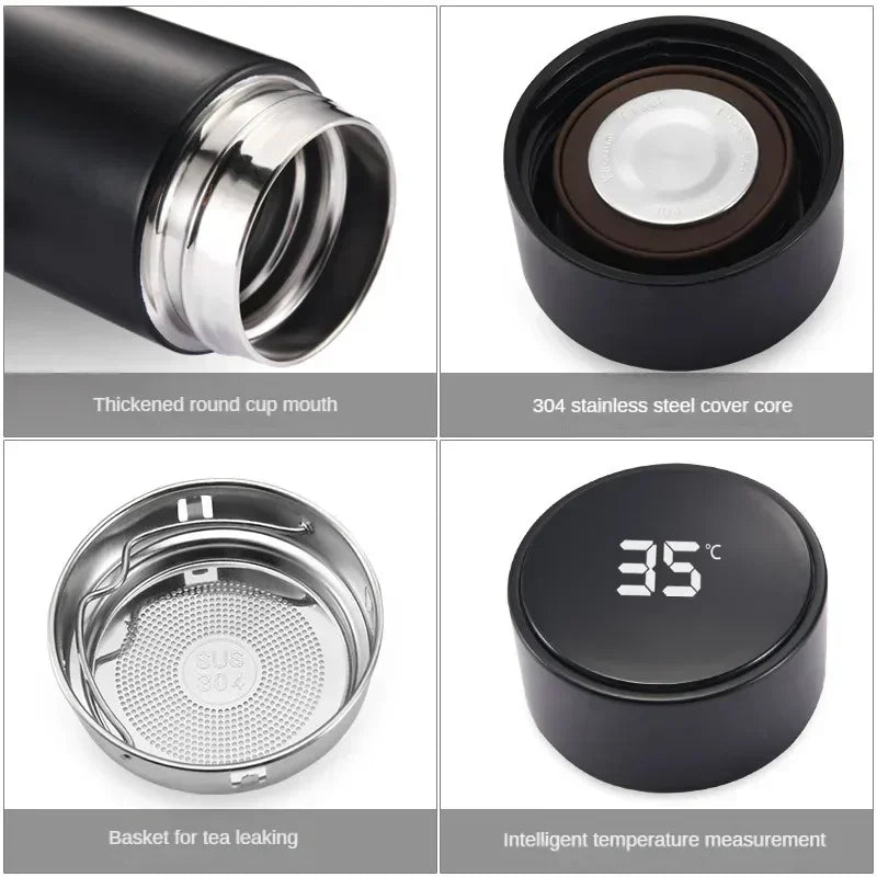 Smart Thermos Flask | LED Temperature Display 500ML VexonGear
