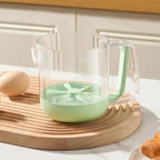 Kitchen Mixing Cup | Manual Stirring Beater With Spring Handle VexonGear