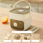 Modern Ice Cube Maker | Double Layer Storage With Handle VexonGear