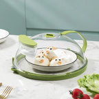 Microwave Food Cover | Steam Vent Splatter Guard With Handle VexonGear
